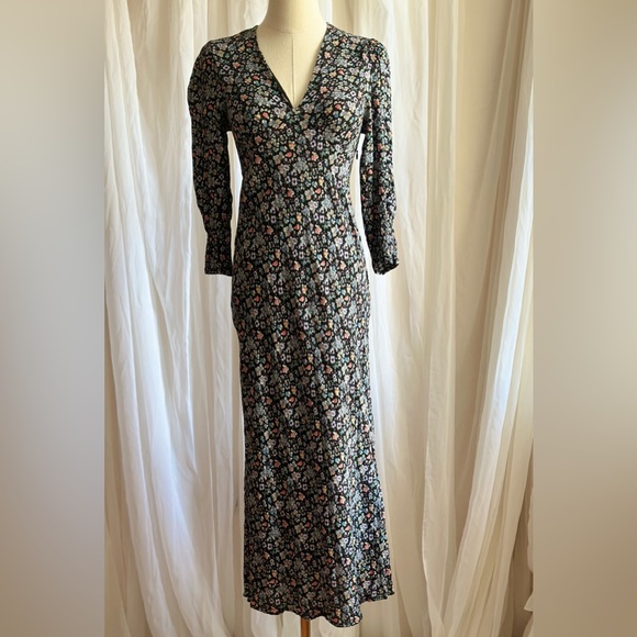 SOLD OUT ♥️ NWOT RIXO Maxi Dress XXS - London Callie Floral - Picture 15 of 16